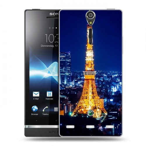 Дизайнерский пластиковый чехол для Sony Xperia S Токио