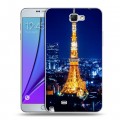 Дизайнерский пластиковый чехол для Samsung Galaxy Note 2 Токио
