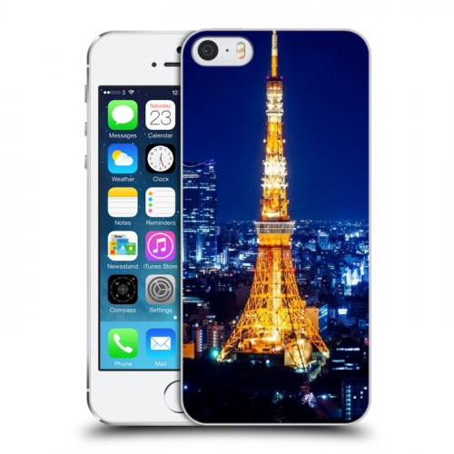 Дизайнерский пластиковый чехол для Iphone 5s Токио