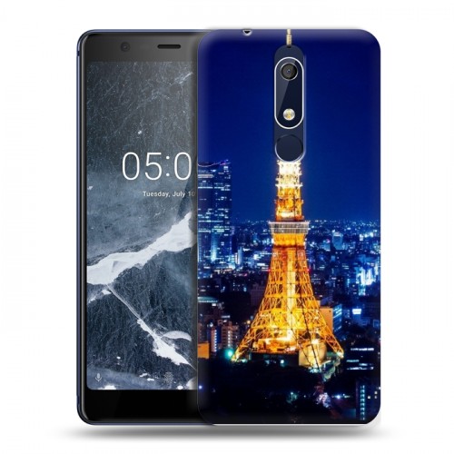 Дизайнерский пластиковый чехол для Nokia 5.1 Токио