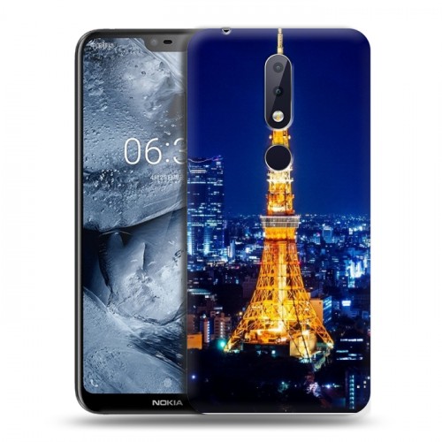 Дизайнерский пластиковый чехол для Nokia 6.1 Plus Токио