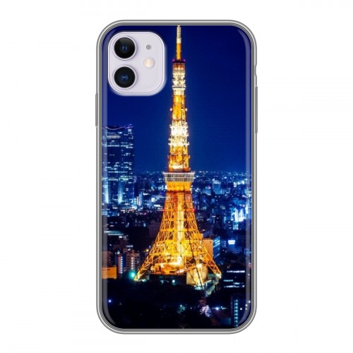 Дизайнерский силиконовый чехол для Iphone 11 Токио