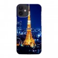 Дизайнерский силиконовый с усиленными углами чехол для Iphone 12 Mini Токио