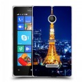 Дизайнерский пластиковый чехол для Microsoft Lumia 435 Токио