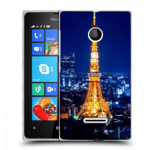 Дизайнерский пластиковый чехол для Microsoft Lumia 435 Токио