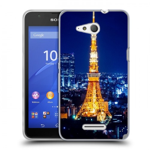 Дизайнерский пластиковый чехол для Sony Xperia E4g Токио