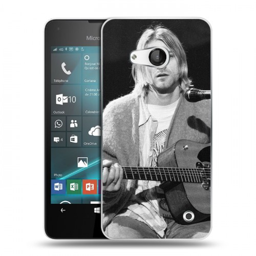 Дизайнерский пластиковый чехол для Microsoft Lumia 550 nirvana