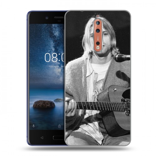 Дизайнерский пластиковый чехол для Nokia 8 nirvana