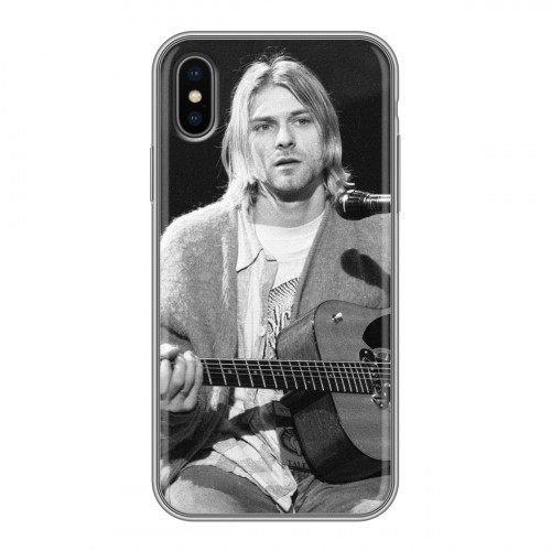 Дизайнерский силиконовый чехол для Iphone x10 nirvana