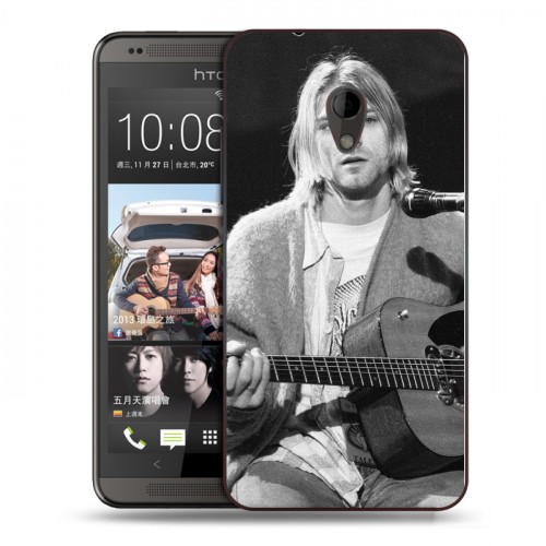 Дизайнерский пластиковый чехол для HTC Desire 700 nirvana