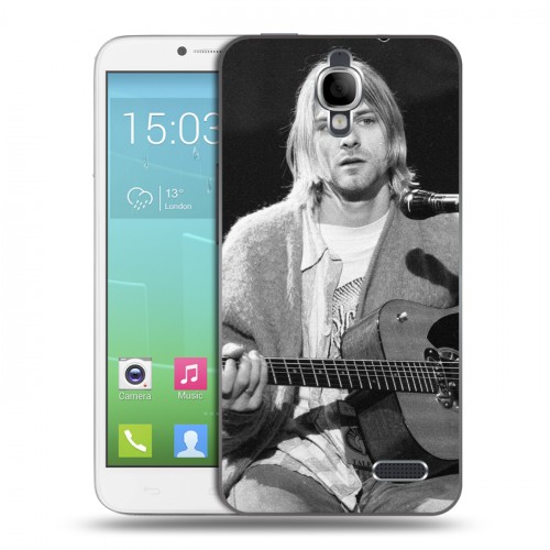 Дизайнерский силиконовый чехол для Alcatel One Touch Idol nirvana