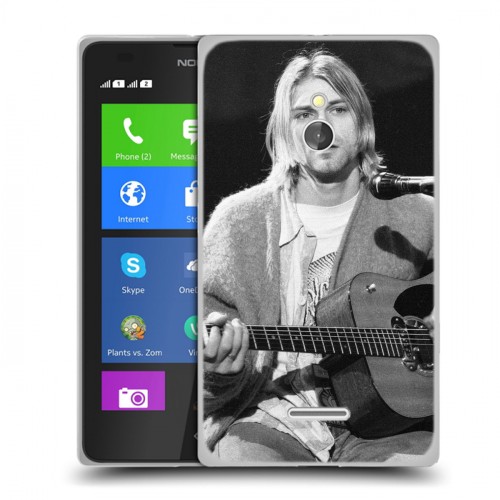 Дизайнерский силиконовый чехол для Nokia XL nirvana