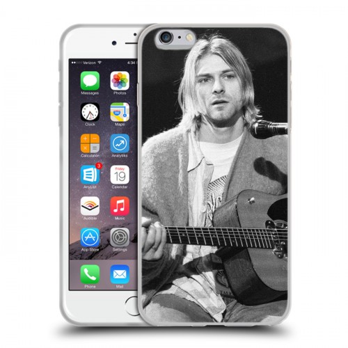 Дизайнерский силиконовый чехол для Iphone 6 Plus/6s Plus nirvana