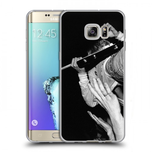 Дизайнерский пластиковый чехол для Samsung Galaxy S6 Edge Plus nirvana