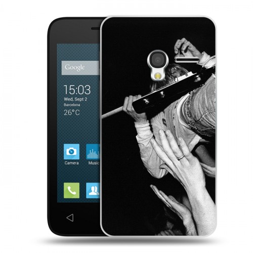 Дизайнерский пластиковый чехол для Alcatel One Touch Pixi 3 (4.0) nirvana
