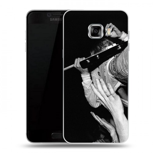 Дизайнерский пластиковый чехол для Samsung Galaxy C5 nirvana