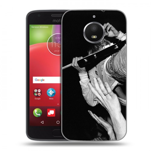 Дизайнерский силиконовый чехол для Motorola Moto E4 Plus nirvana