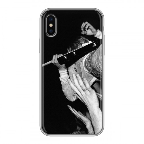 Дизайнерский силиконовый чехол для Iphone x10 nirvana