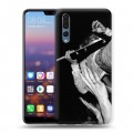 Дизайнерский силиконовый с усиленными углами чехол для Huawei P20 Pro nirvana