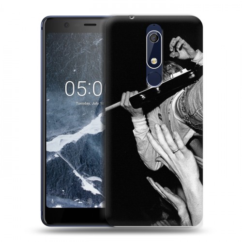 Дизайнерский пластиковый чехол для Nokia 5.1 nirvana