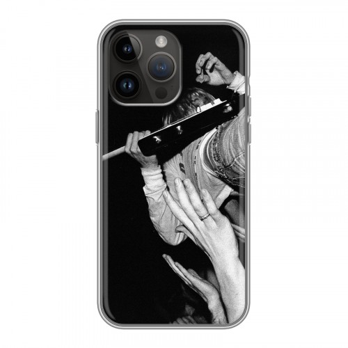 Дизайнерский силиконовый чехол для Iphone 14 Pro Max nirvana