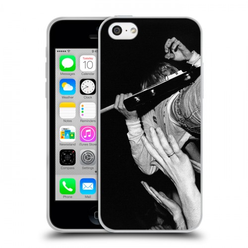 Дизайнерский пластиковый чехол для Iphone 5c nirvana