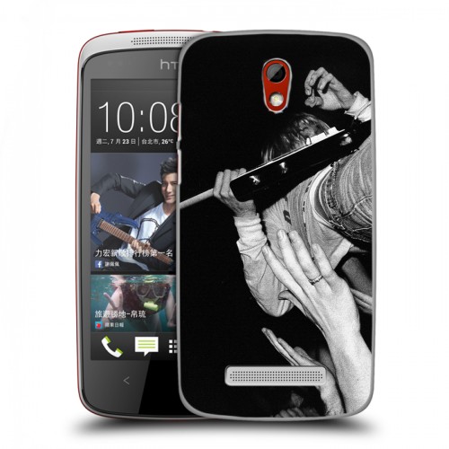 Дизайнерский пластиковый чехол для HTC Desire 500 nirvana