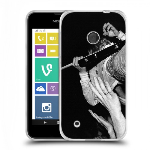 Дизайнерский пластиковый чехол для Nokia Lumia 530 nirvana