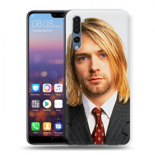 Дизайнерский силиконовый с усиленными углами чехол для Huawei P20 Pro nirvana