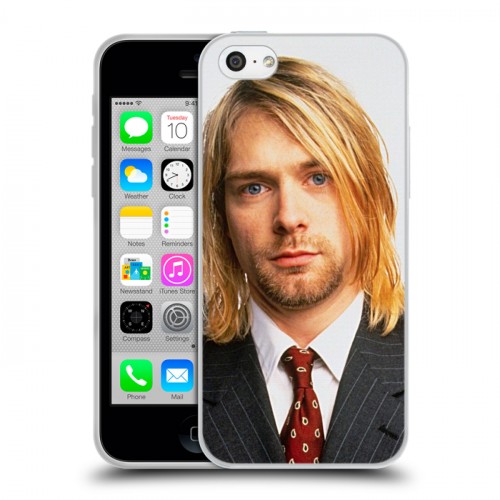 Дизайнерский пластиковый чехол для Iphone 5c nirvana