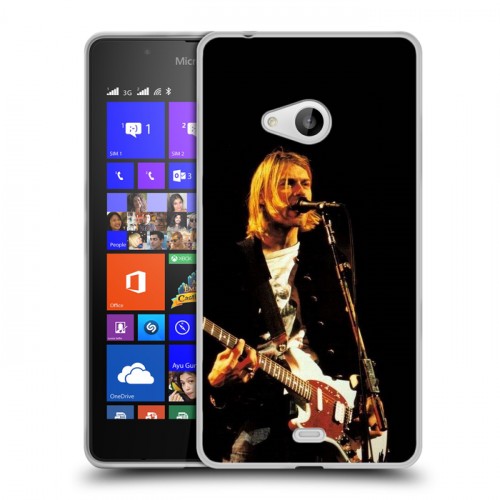 Дизайнерский пластиковый чехол для Microsoft Lumia 540 nirvana