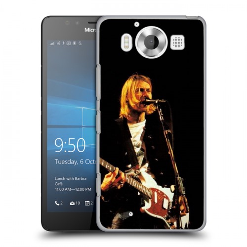 Дизайнерский пластиковый чехол для Microsoft Lumia 950 nirvana