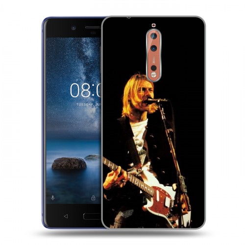 Дизайнерский пластиковый чехол для Nokia 8 nirvana