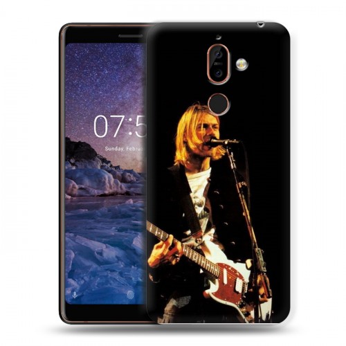 Дизайнерский пластиковый чехол для Nokia 7 Plus nirvana