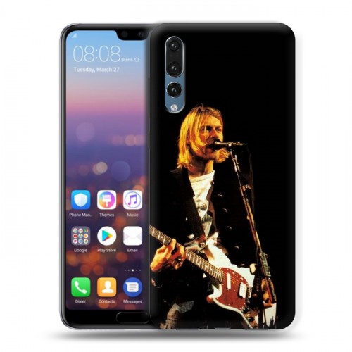 Дизайнерский силиконовый с усиленными углами чехол для Huawei P20 Pro nirvana