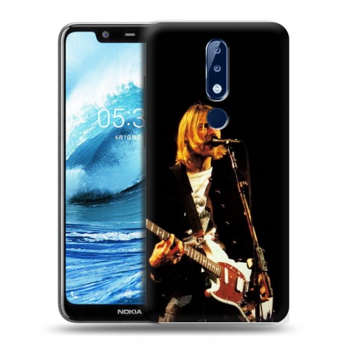 Дизайнерский силиконовый чехол для Nokia 5.1 Plus nirvana