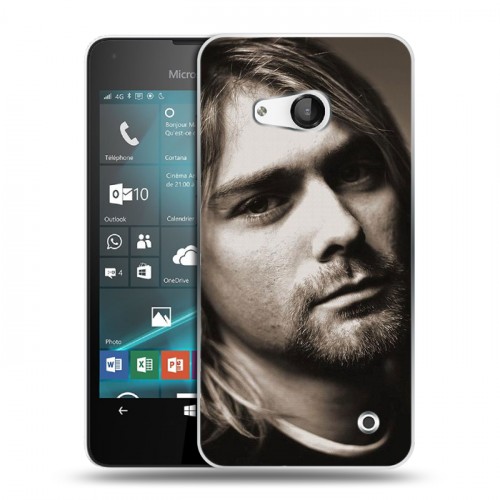 Дизайнерский пластиковый чехол для Microsoft Lumia 550 nirvana