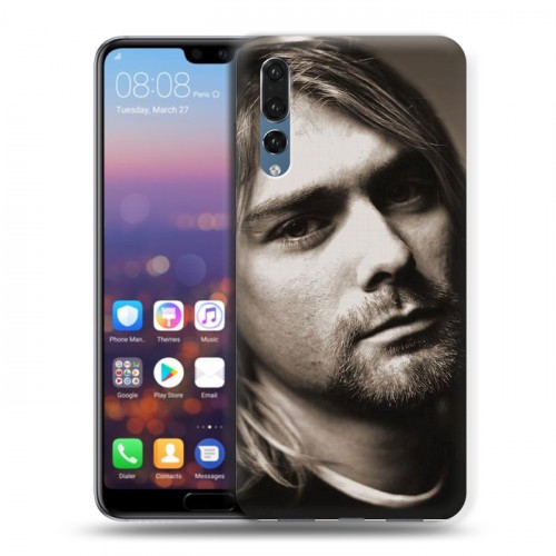 Дизайнерский силиконовый с усиленными углами чехол для Huawei P20 Pro nirvana