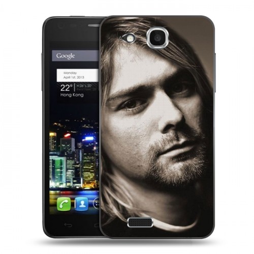 Дизайнерский пластиковый чехол для Alcatel One Touch Idol Ultra nirvana