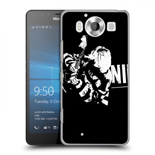 Дизайнерский пластиковый чехол для Microsoft Lumia 950 nirvana