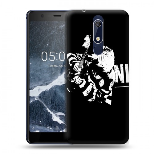 Дизайнерский пластиковый чехол для Nokia 5.1 nirvana