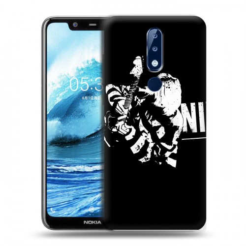 Дизайнерский силиконовый чехол для Nokia 5.1 Plus nirvana