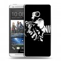 Дизайнерский пластиковый чехол для HTC One (M7) Dual SIM nirvana