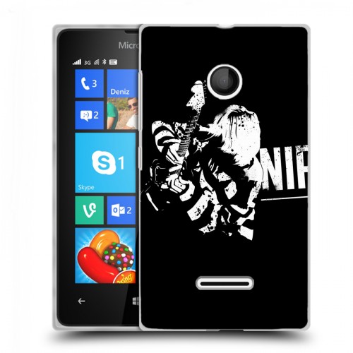 Дизайнерский пластиковый чехол для Microsoft Lumia 435 nirvana