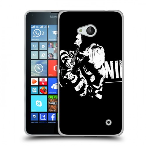 Дизайнерский пластиковый чехол для Microsoft Lumia 640 nirvana