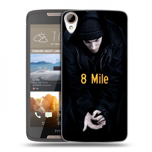 Дизайнерский пластиковый чехол для HTC Desire 828 Eminem