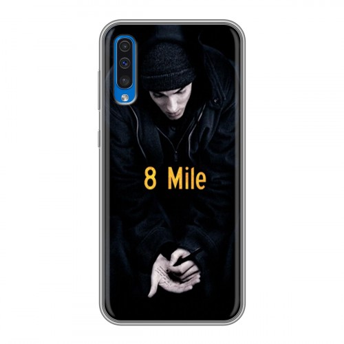 Дизайнерский силиконовый с усиленными углами чехол для Samsung Galaxy A50 Eminem