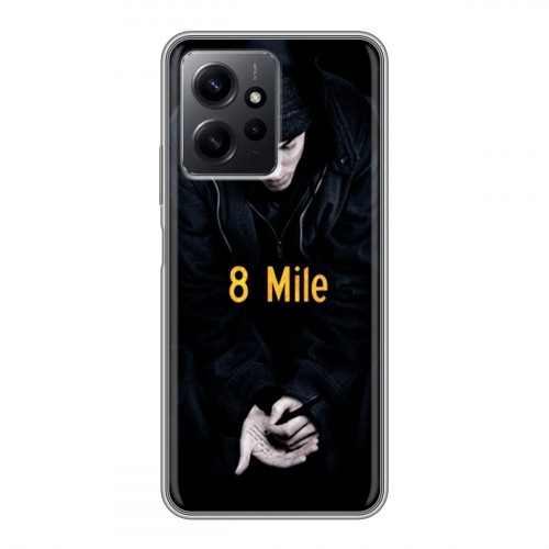 Дизайнерский силиконовый с усиленными углами чехол для Xiaomi RedMi Note 12 Eminem