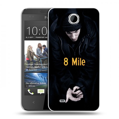 Дизайнерский пластиковый чехол для HTC Desire 300 Eminem