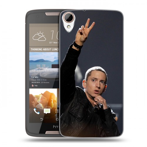 Дизайнерский пластиковый чехол для HTC Desire 828 Eminem